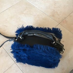 Zara furry purse
